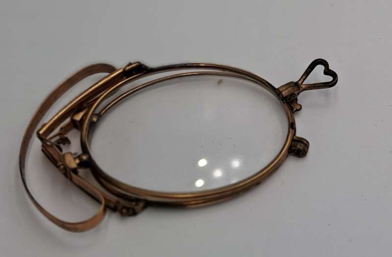Antique Victorian Pince-Nez foldable Spectacles-No Case