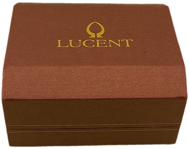 Pre-owned Ladies LUCENT Sapphire Quartz watch in Box -Working- 23kt Gold Plated
