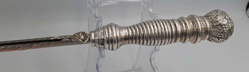 Antique Sterling Silver Judaica candle lighter, or tzinder used During religious events.