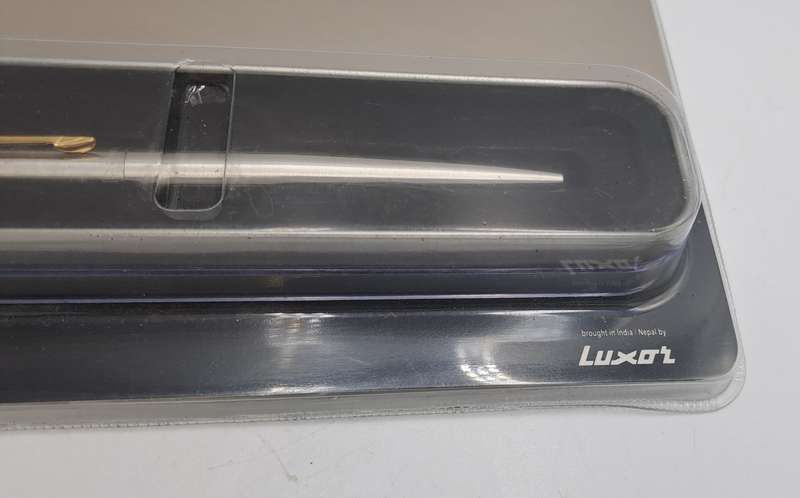 2011 Parker Jotter Steel Ball Point Pen with Gold Plated Clip still in Packaging -Unopened