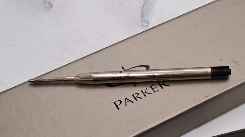 PARKER IM Brush Ball Pen with Gold Trim - Personalized on Cap