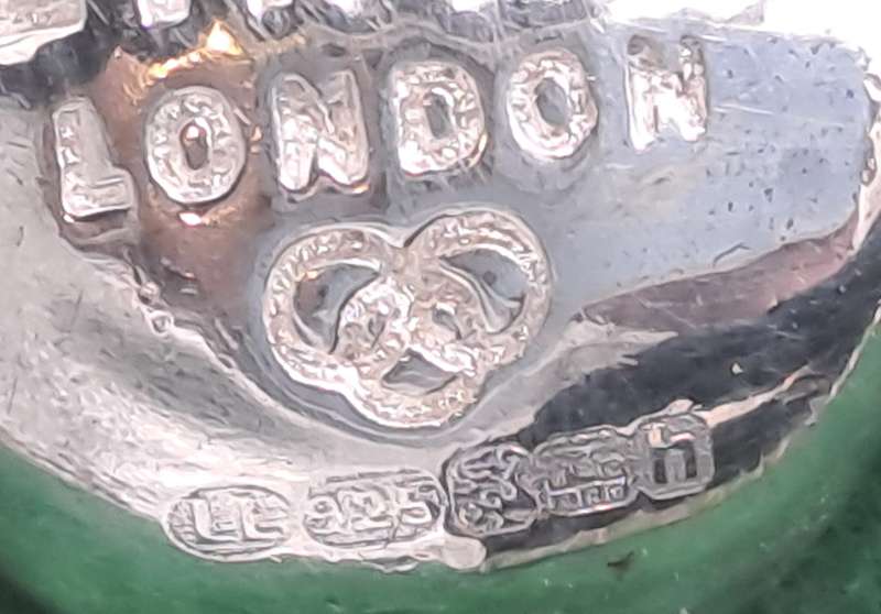 Genuine Links of London Sterling Silver Black Friendship Bracelet-Hallmarked