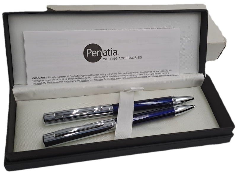 Penatia by Cross Promotional Greenwitch Blue Pen set - Ball Pen and 0,9 Pencil -Boxed -Branded
