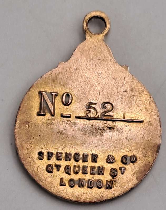 1930's Witwatersrand Agricultural Society Medal-No 52-Brass and Enamel-Spencer & Co London England