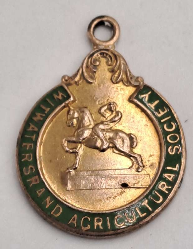 1930's Witwatersrand Agricultural Society Medal-No 52-Brass and Enamel-Spencer & Co London England