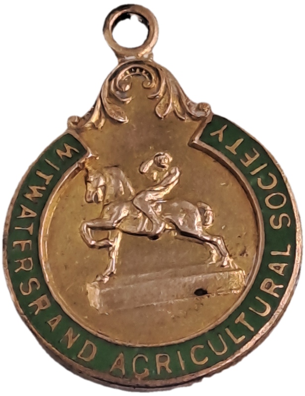 1930's Witwatersrand Agricultural Society Medal-No 52-Brass and Enamel-Spencer & Co London England