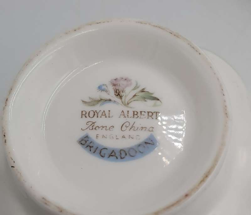 Vintage Royal Albert Brigadoon Tea Trio - English Bone China (2 Available)