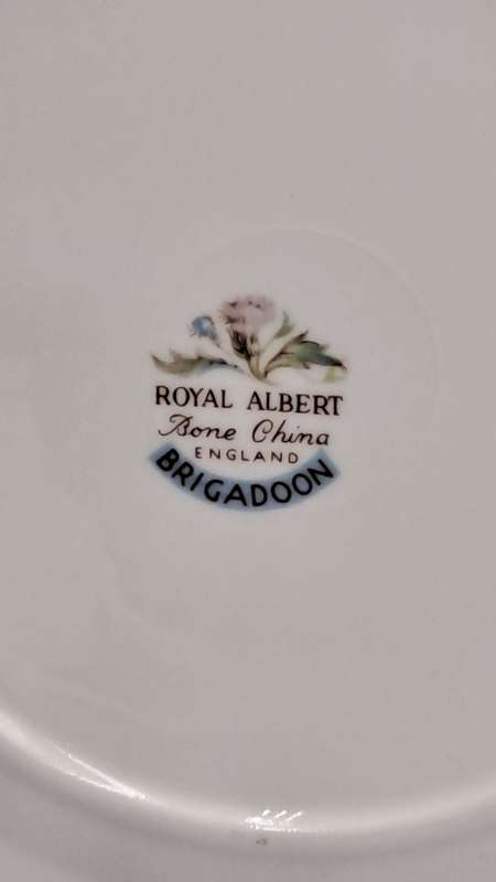 Vintage Royal Albert Brigadoon Tea Trio - English Bone China (2 Available)