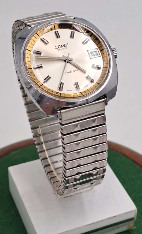 Vintage Men's Swiss Made CAMY Geneve Friendship Manual wind watch -Working