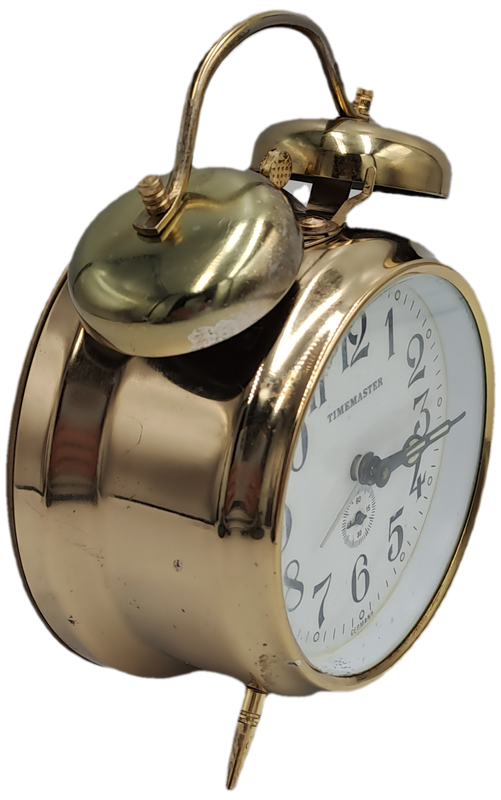 Vintage TIMEMASTER Alarm Clock--Made in GERMANY. -W0RKING