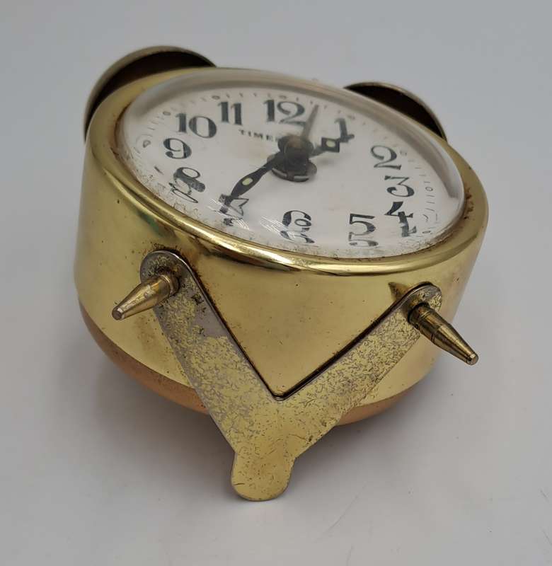 Small Vintage TIMEMASTER Alarm Clock-Made in GERMANY. NOT working