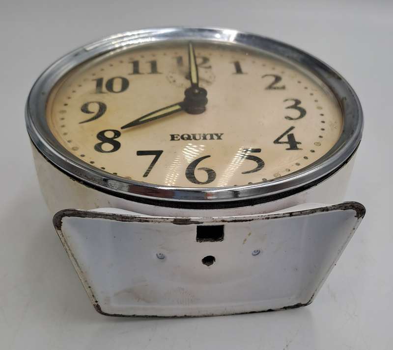 Vintage Equity Wind-up Mechanical Alarm Clock -NOT working