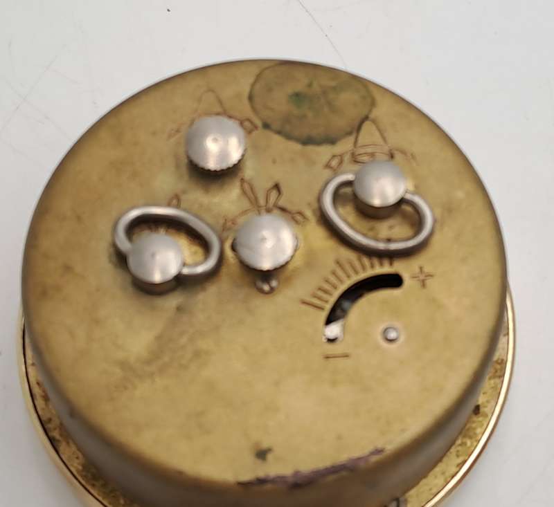 Vintage SLAVA Mechanical Alarm Clock 11 Jewels Made In the USSR Soviet Russian-NOT working
