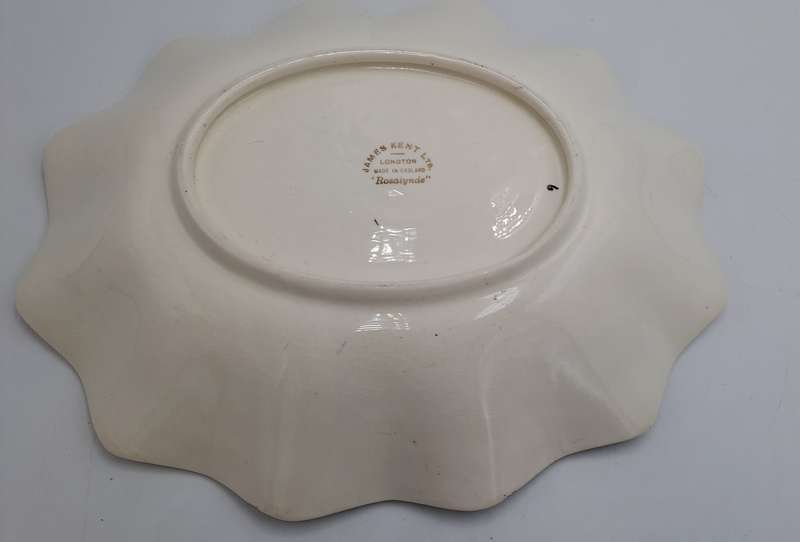 Vintage 1930's James Kent Longton "Rosalynde" Bon Bon Dish 23cm x 19,5cm x 4,5cm