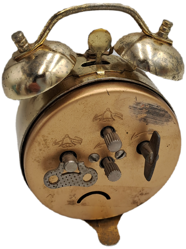 Small Vintage TIMEMASTER Alarm Clock-Made in GERMANY. NOT working