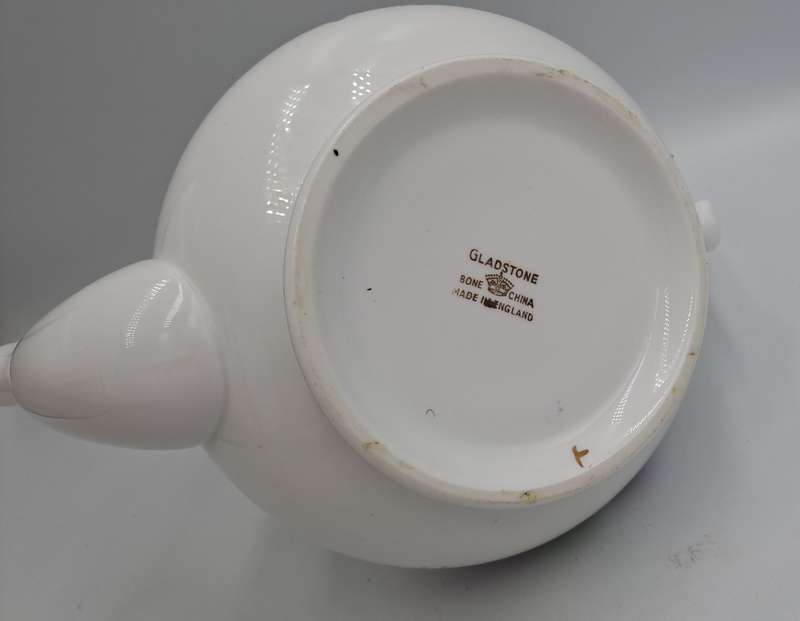 Vintage Gladstone Fine Bone China Floral  Tea Pot - Made in England