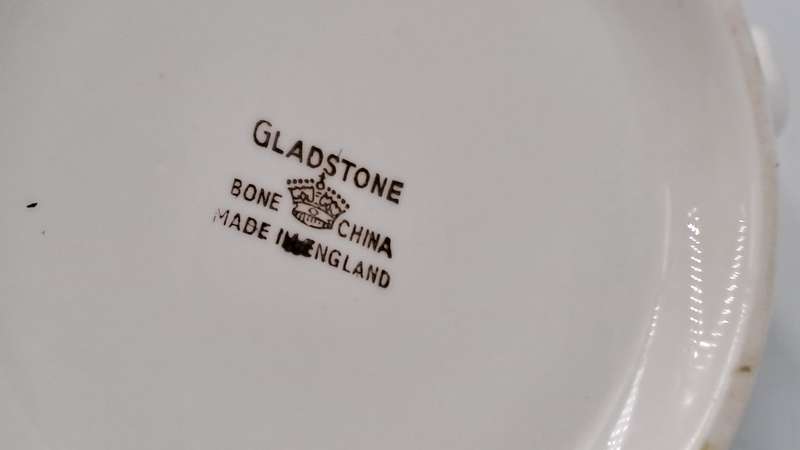 Vintage Gladstone Fine Bone China Floral  Tea Pot - Made in England