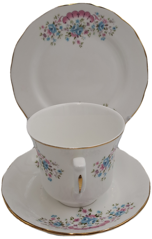 Vintage Queen Anne Trio D 97 Bone China England (6 Available)