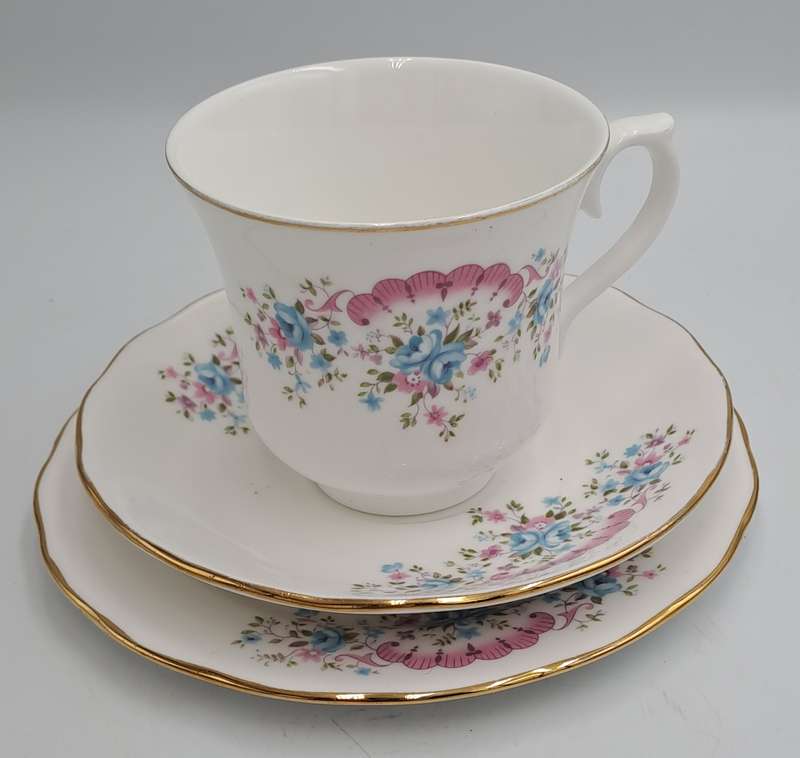 Vintage Queen Anne Trio D 97 Bone China England (6 Available)