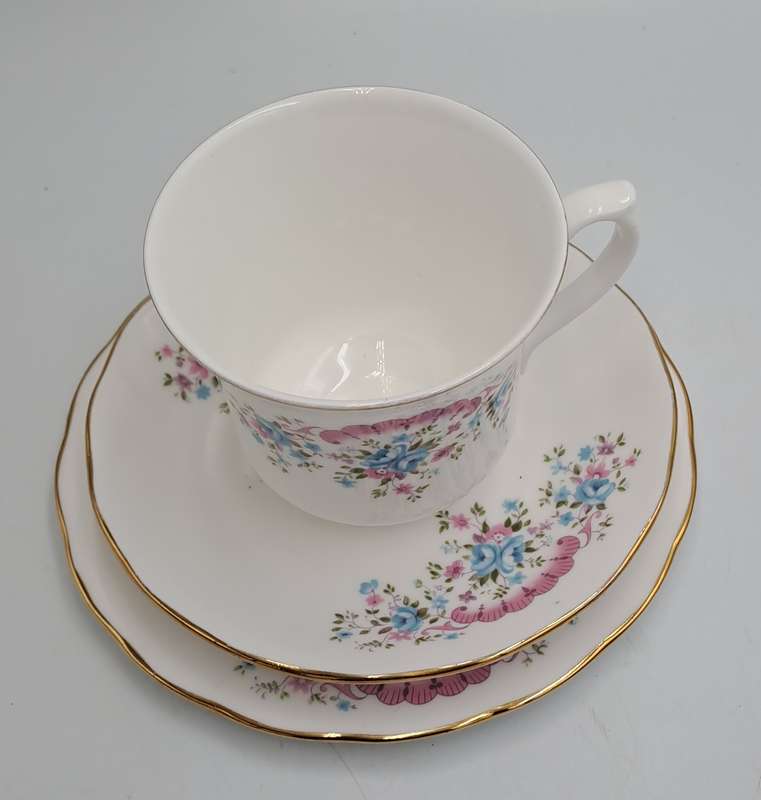 Vintage Queen Anne Trio D 97 Bone China England (6 Available)