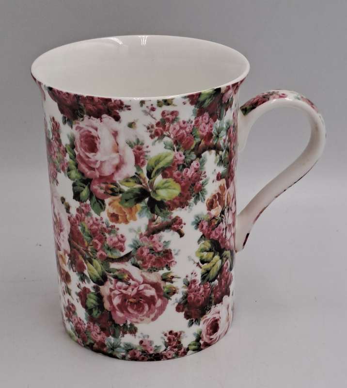 2002 Maxwell & Williams "English Rose" Bone China Mug - Designer Homewares