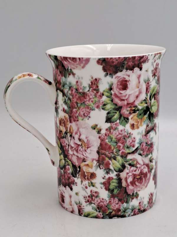 2002 Maxwell & Williams "English Rose" Bone China Mug - Designer Homewares
