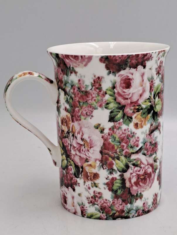 2002 Maxwell & Williams "English Rose" Bone China Mug - Designer Homewares
