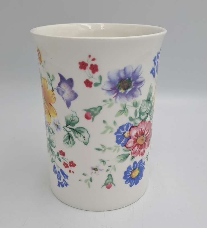 Floral Bone China Mug -