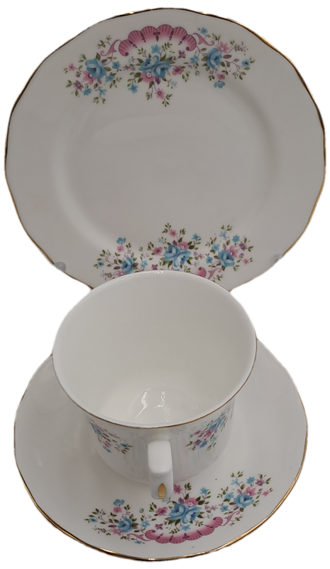 Vintage Queen Anne Trio D 97 Bone China England (6 Available)
