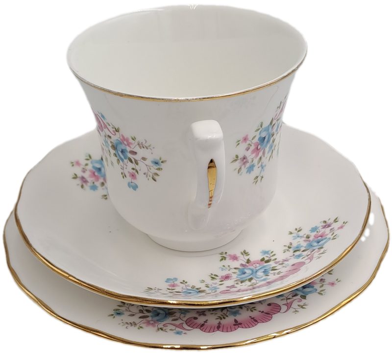 Vintage Queen Anne Trio D 97 Bone China England (6 Available)