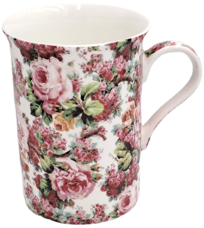 2002 Maxwell & Williams "English Rose" Bone China Mug - Designer Homewares