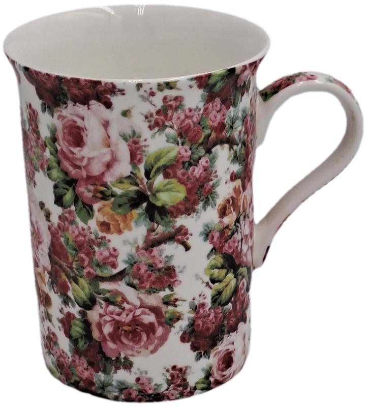2002 Maxwell & Williams "English Rose" Bone China Mug - Designer Homewares