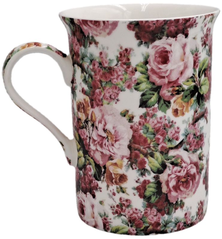 2002 Maxwell & Williams "English Rose" Bone China Mug - Designer Homewares