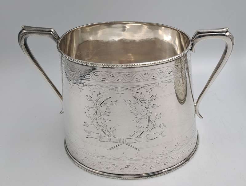 Large Antique Victorian Silver Plated Tea pot and Sugar Pot