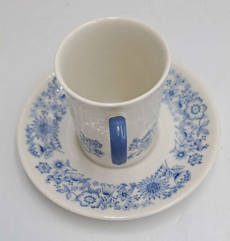 Vintage 16pc Royal Doulton CRANBOURNE T.C.1032 English Translucent China Cups and saucers