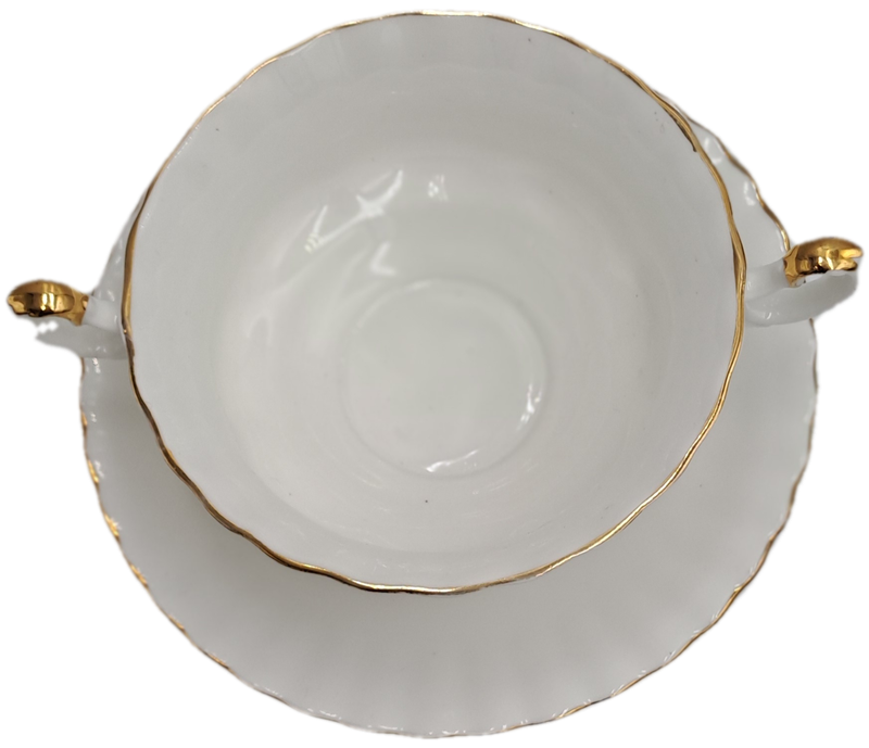 Vintage Royal Albert Val D`or -Soup Cup and Saucer-