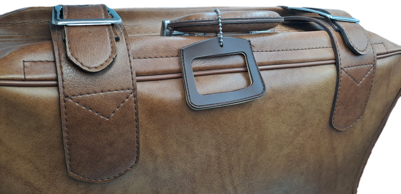 Original Vintage Leather SAPIO SAL/SAA Approved Cabin Bag with One-Suiter Frame -Unused