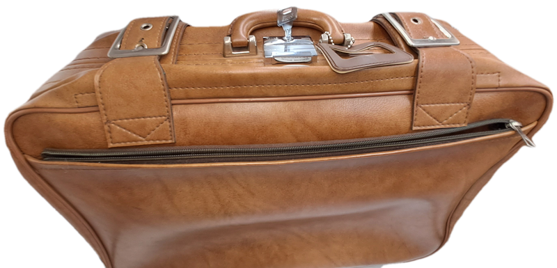 Original Vintage Leather SAPIO SAL/SAA Approved Cabin Bag with One-Suiter Frame -Unused