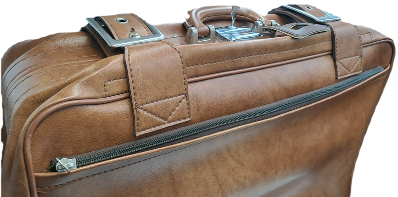 Original Vintage Leather SAPIO SAL/SAA Approved Cabin Bag with One-Suiter Frame -Unused