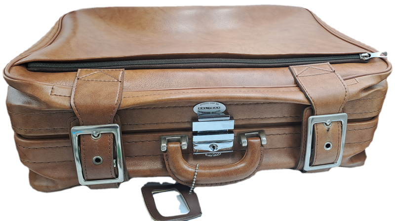 Original Vintage Leather SAPIO SAL/SAA Approved Cabin Bag with One-Suiter Frame -Unused