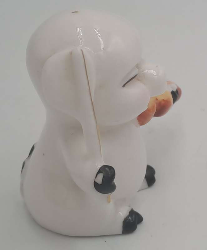 5 Vintage Japanese Elweco Pig Musician Figurines 7cm tall