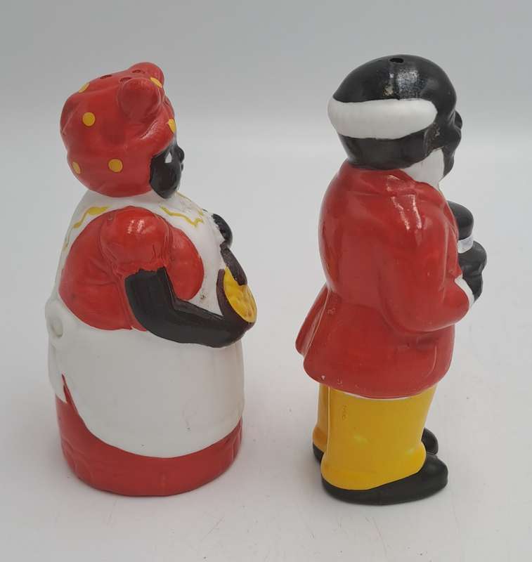 Vintage 1950's Uncle Mose and Aunt Jemima Salt and Pepper Shakers set- Black Americana