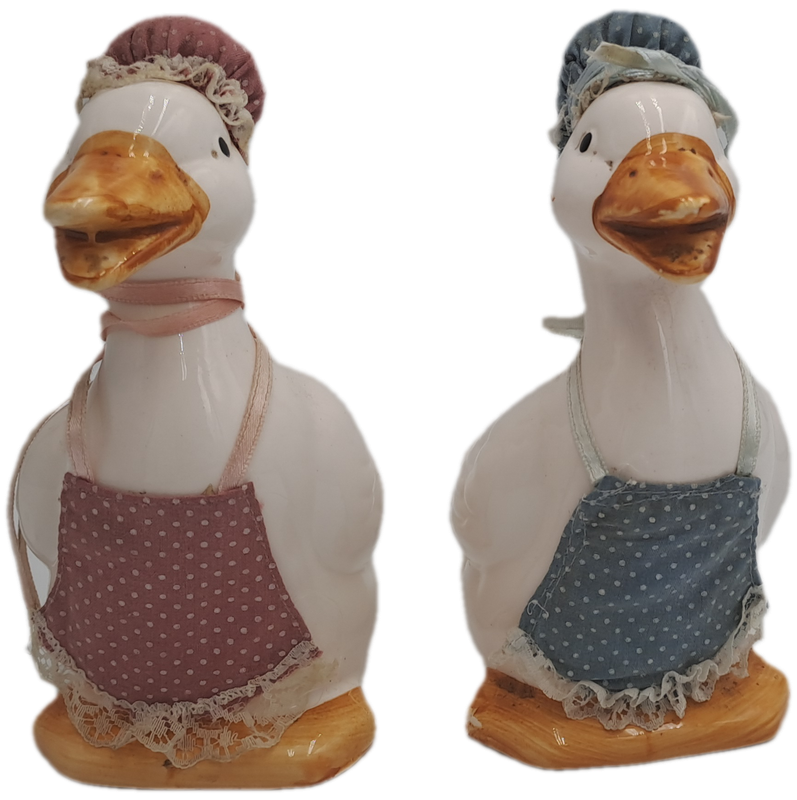 Vintage Ceramic Duck's Salt and Pepper Shaker set
