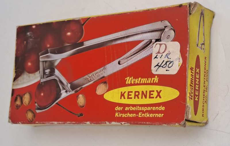 Vintage Westmark Kernex Cherry Stone and Stem remover - Boxed -made in Western Germany