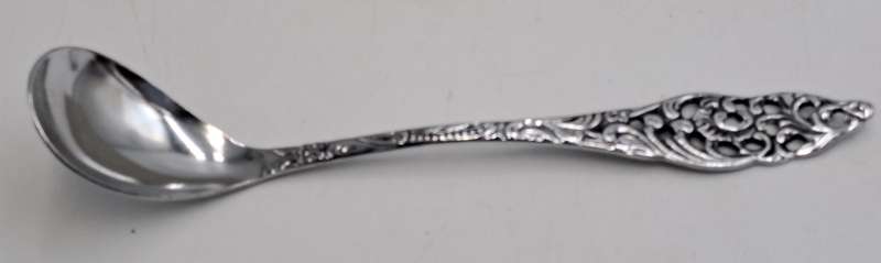 Vintage Elwezetta Royal Dutch Silverworks EPNS condiment spoon-Boxed-Holland