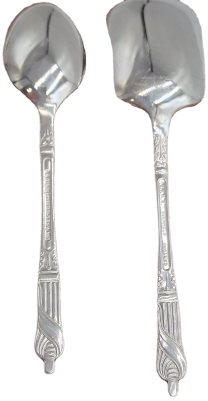 Vintage SIPELIA E.P.N.S Silver Plated Finest Finish APOSTEL Spoon set- Boxed-Sheffield England