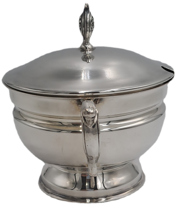 Emss Silver Plated Sugar Bowl with Lid 10,5cm x 18cm x 11,8cm