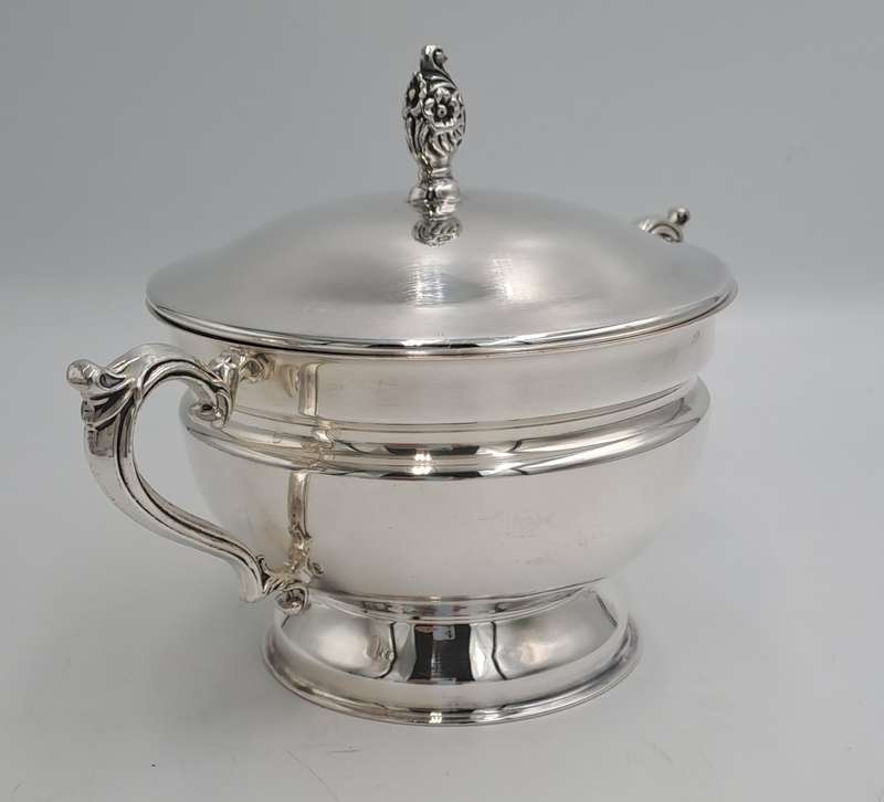 Emss Silver Plated Sugar Bowl with Lid 10,5cm x 18cm x 11,8cm