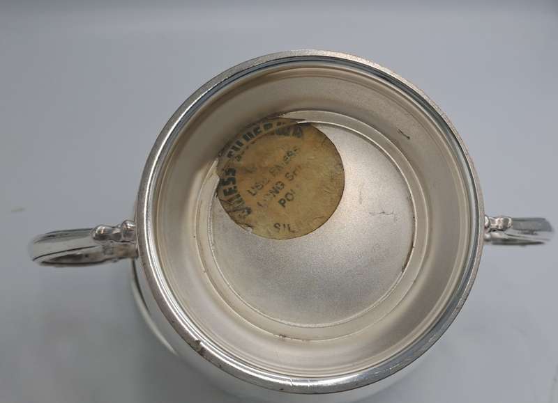 Emss Silver Plated Sugar Bowl with Lid 10,5cm x 18cm x 11,8cm