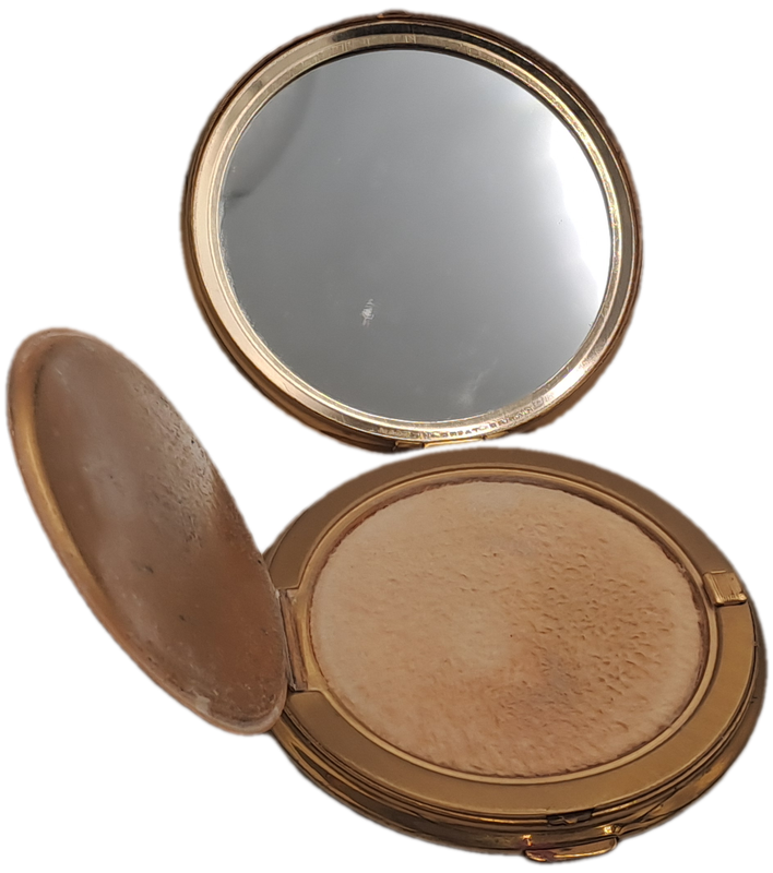Pre-owned Vintage Ladies Powder Compact- Made in Great Britian